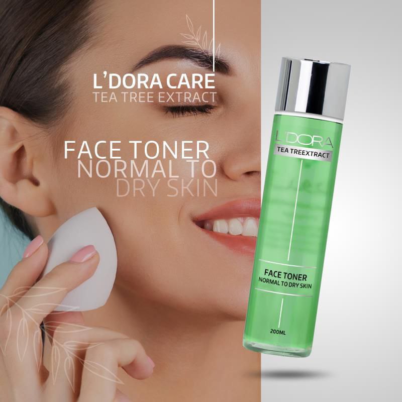 تونر پوست معمولی و خشک 200میلی لیتر
